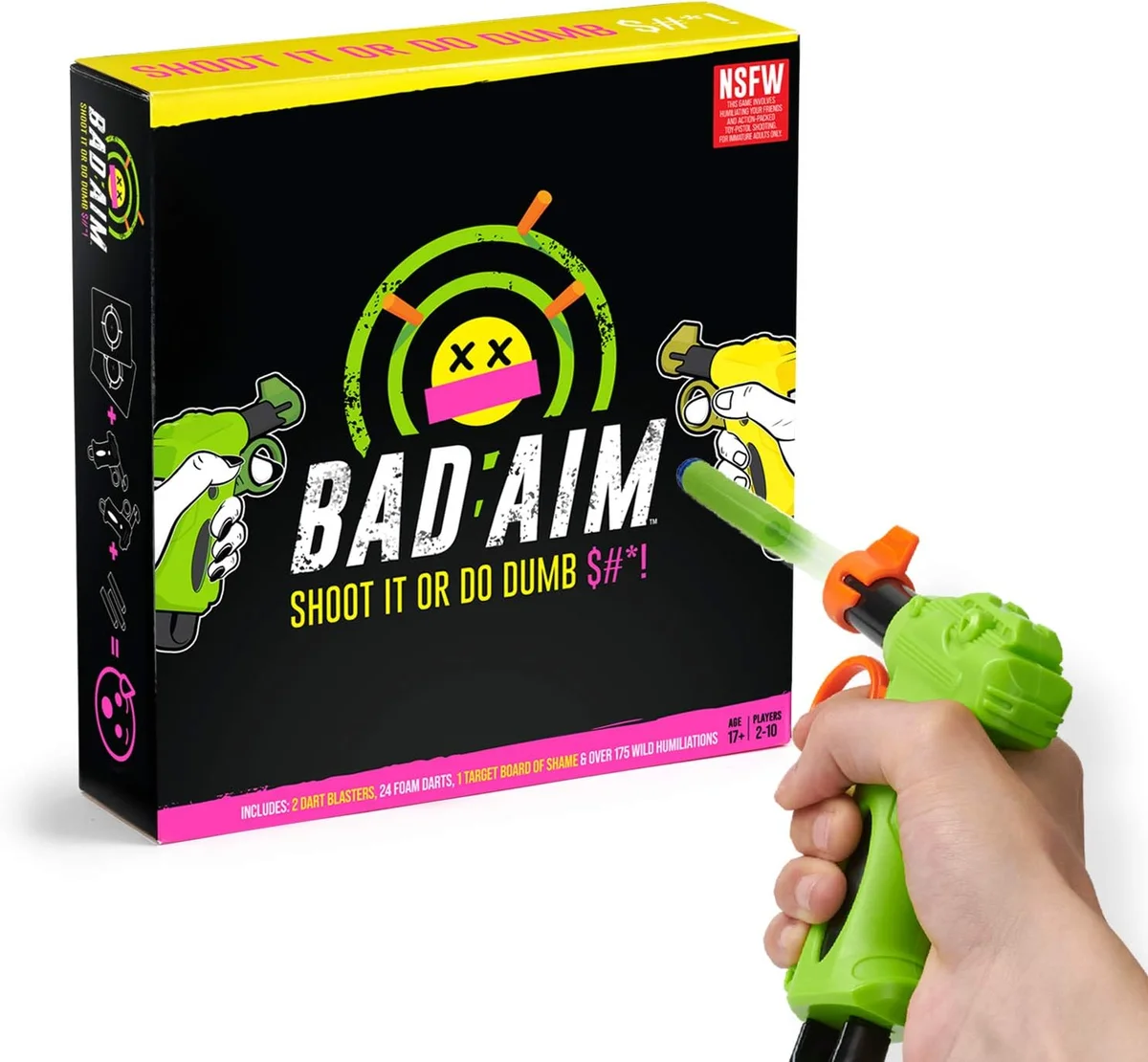 Wilder Games Bad Aim party game box