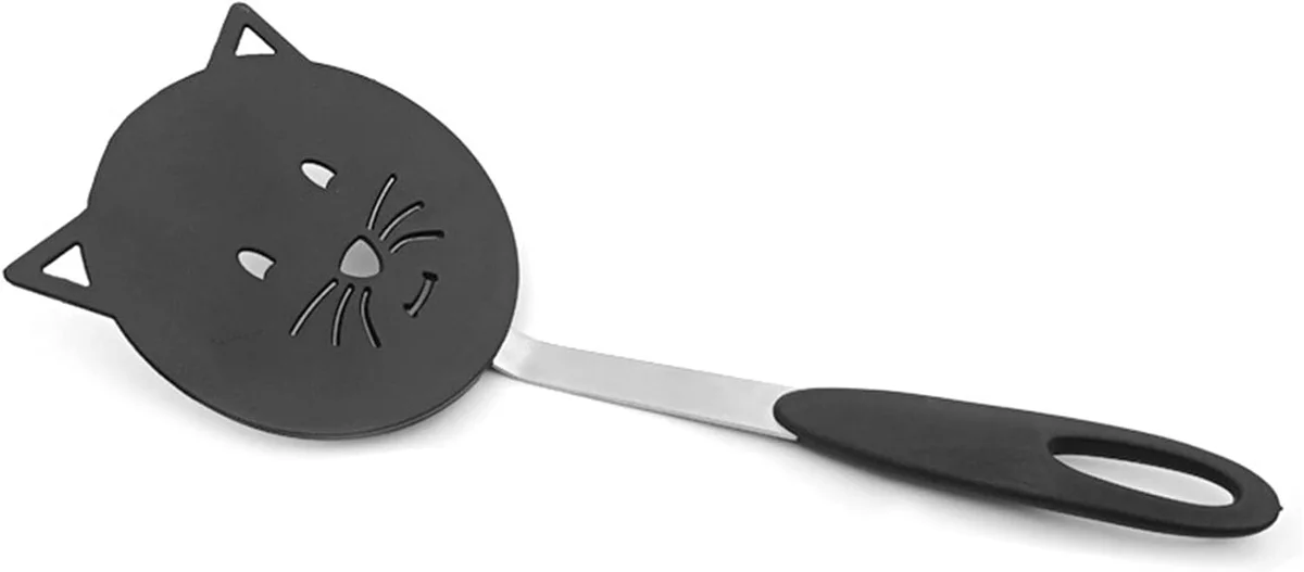 Cat-shaped nylon heat-resistant wok spatula