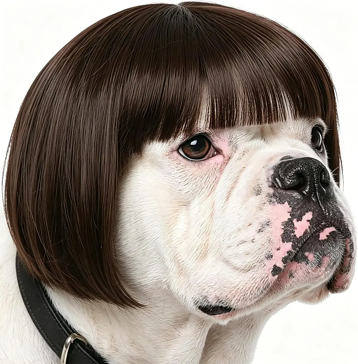 Novelty wig costume designed for dogs