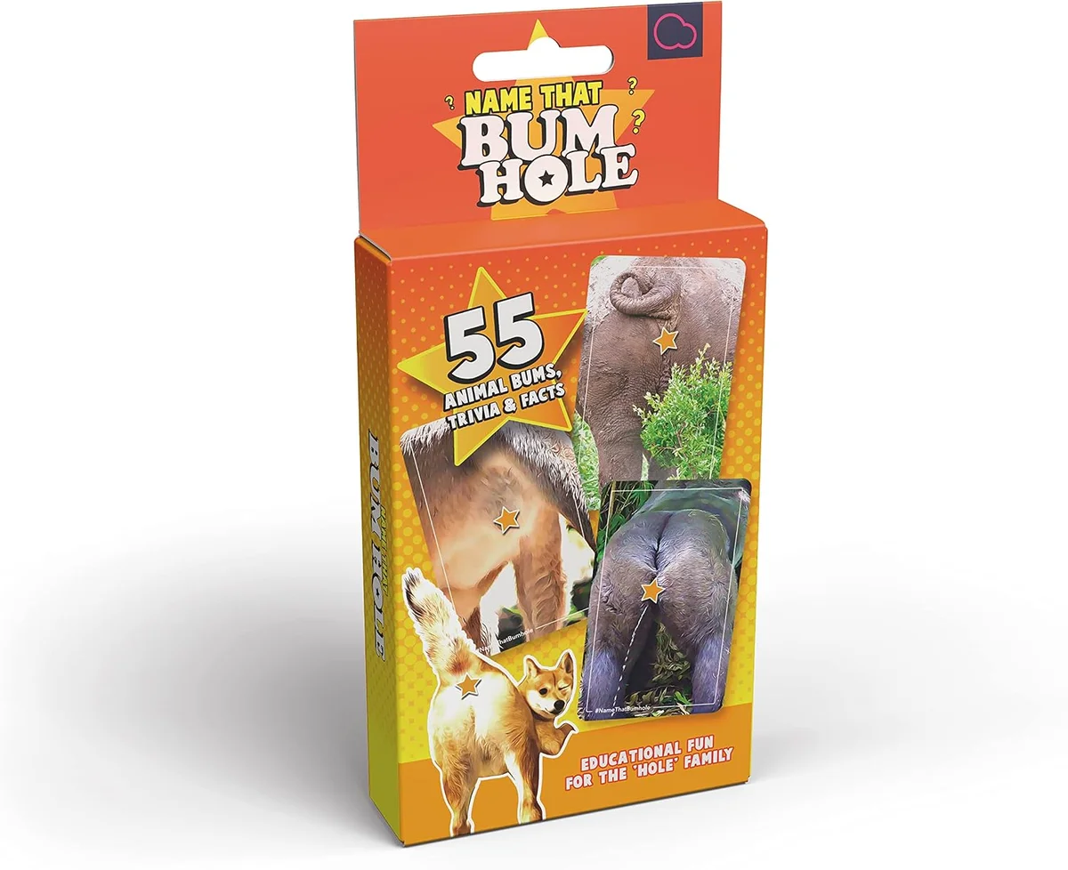 Name That Butthole animal trivia flashcard game